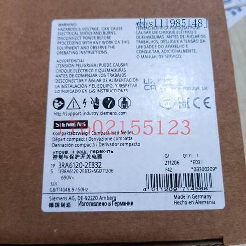 3RA6120-2DB34 3RA6120-2DB34/2DB33/2DB32/2CP33/2CP32/2CB34议