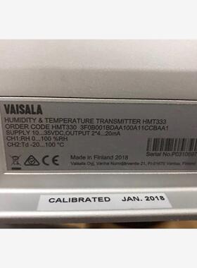 VAISALA维萨拉HMT330温湿度变送器 HMT330   3F0B001BDAA100A11CC
