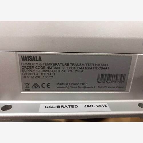 VAISALA维萨拉HMT330温湿度变送器 HMT330   3F0B001BDAA100A11CC