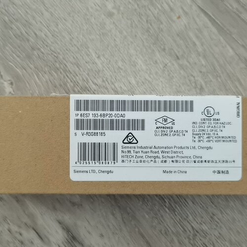 6ES7193-6BP20DA0西门子