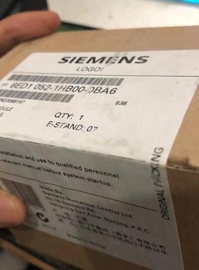 6ED1052-1HB00-0BA6 LOGO 24RC 逻辑模块 显示屏 8DE/4 DA