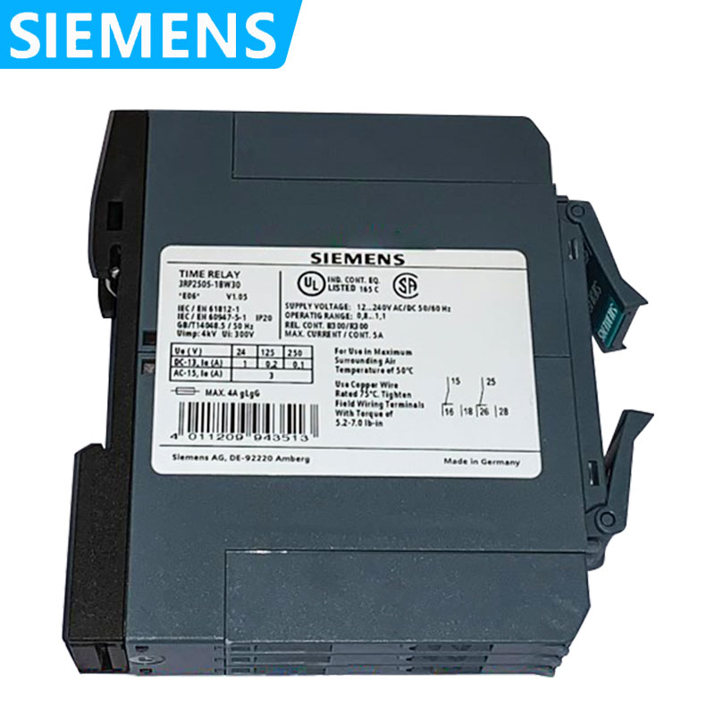 西门子时间继电器3RP2505/2511/2512/2513/2525/2540-1AW30/1BW30