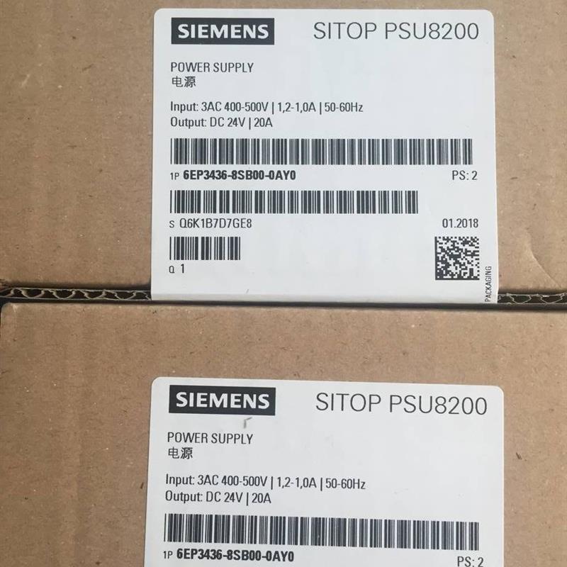 开关电源6EP3436-8SB00-0AY0/SITOP PSU8200 24V/20A电源