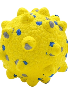 新款宠物玩具狗狗磨牙洁齿玩具球 ETPU爆米花耐咬狗玩具边牧用品