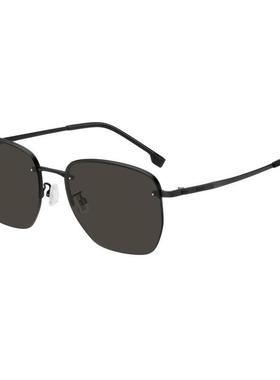 代购Hugo Boss男士太阳镜防紫外线深灰色镜片非偏光58mm镜片宽度