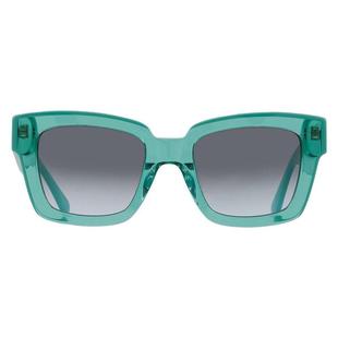 代购 spade女士太阳镜防紫外线灰色镜片渐变色非偏光方形 kate