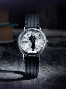 代购天美时手表Timex x Wednesday星期三联名款2025时尚休闲男女