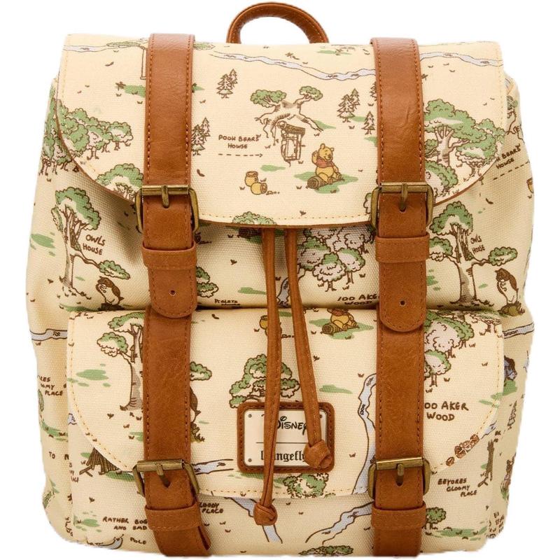 Loungefly背包男女迷你双肩包轻便携带日常收纳多口袋可调节肩带