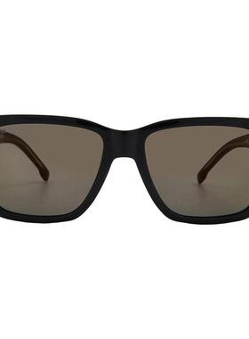 代购Hugo Boss男士太阳镜防紫外线镜面反光全框设计灰色棕铜镜片