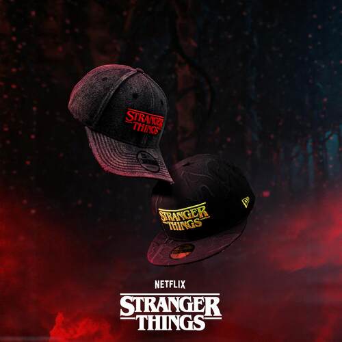 代购New Era x Stranger Things怪奇物语联名款男女棒球帽运动帽