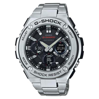 卡西欧GSHOCK男款耐冲击双层结构光动能六局电波手表