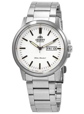 代购Orient东方男士腕表日历夜光自动日期钢带防水金属精钢商务