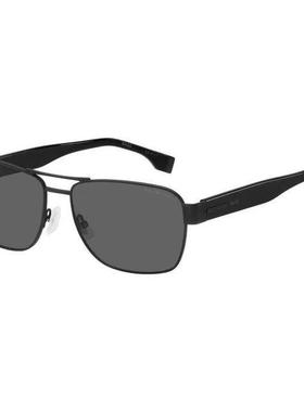 代购Hugo Boss男士太阳镜偏光防紫外线灰色镜片高清视野金属框