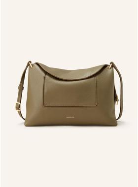 代购代购WANDLER女士真皮斜挎包磁性扣可调肩带单个主袋斜挎包单