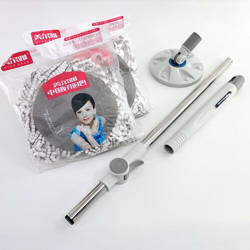美尔雅手压式旋转拖把杆