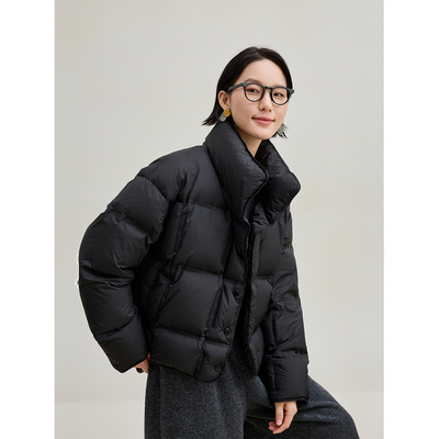 90白鹅绒加厚羽绒服短外套