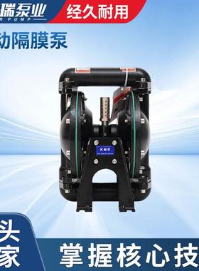 1寸化工气动隔膜泵DN25BQG100铝合金隔膜泵666120-344-C