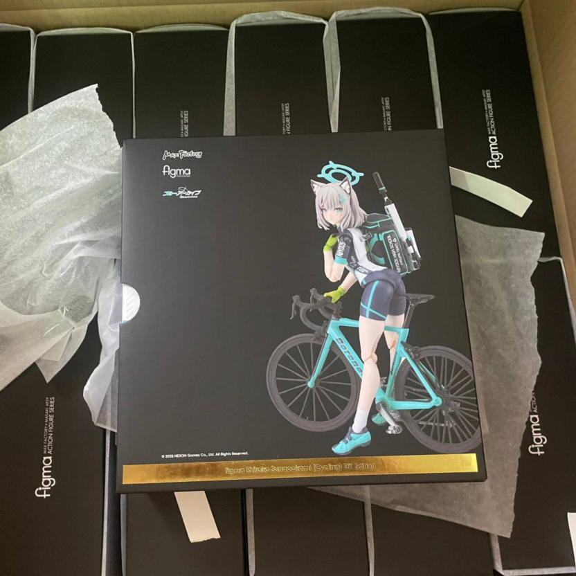 figma碧蓝档案砂狼白子骑行手办