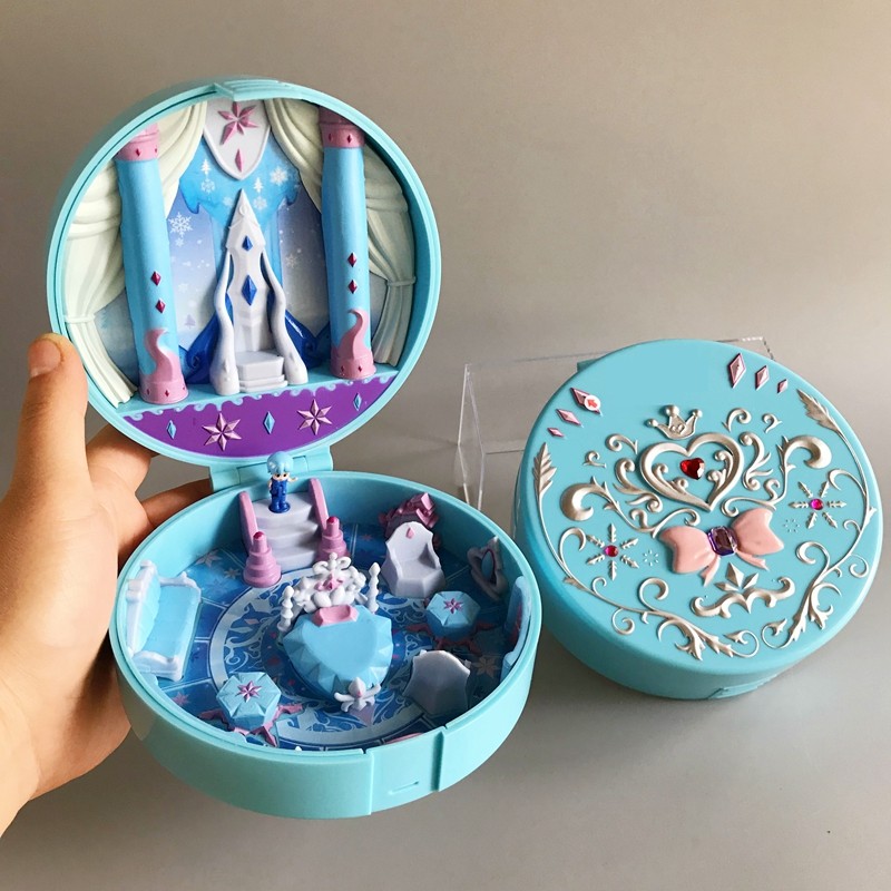 迷你小娃娃玩具娃屋diy口袋小屋房子魔法盒子迷你场景过家家玩具