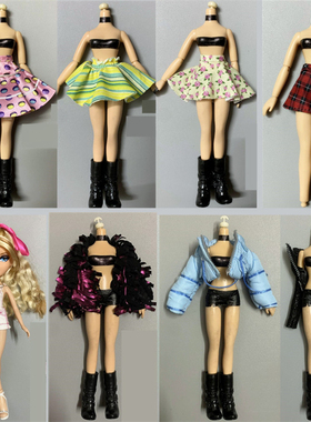 小6分换装娃娃衣服连衣裙娃娃人偶公仔ob娃娃BJD阿已出逃体衣服