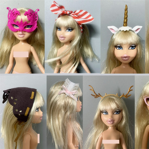 小6分玩具娃娃衣服帽子墨镜配件千禧风辣妹娃娃人偶公仔换装娃娃