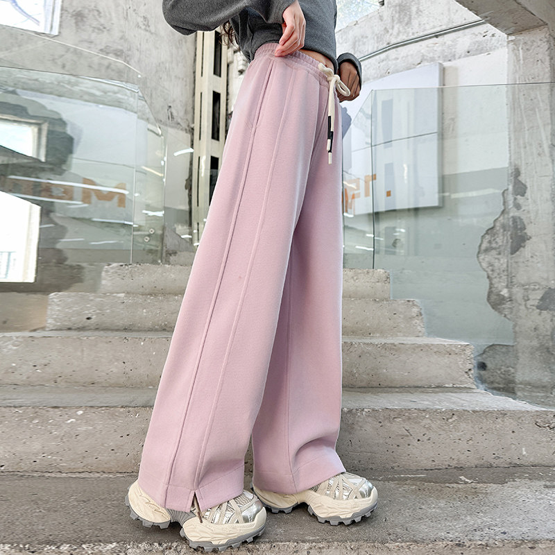 女童裤子2025新款女大童秋冬加绒直筒阔腿裤儿童春秋休闲运动裤,童装/婴儿装/亲子装,裤子,淘宝优惠券,粉丝福利购,淘宝优惠卷