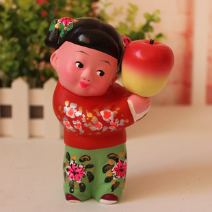 泥人张摆件-精美手工艺品 天津泥人张吉祥祝福礼品