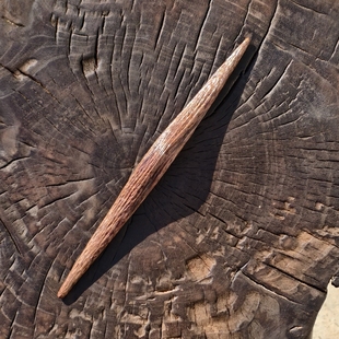 海南降真香发簪两头尖随型山峰中国风古风汉服日常出勤穿搭木簪子