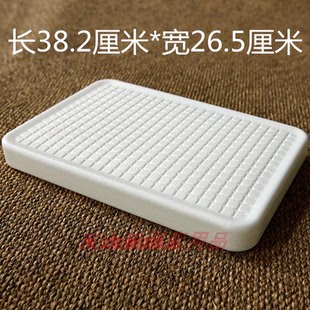 加大刺身冰盘 寿司盘圆形鱼生长方形塑料冰板 冷冻反复使用刺身盘