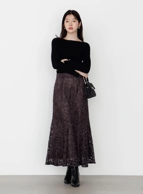 proportion 蕾丝鱼尾半裙不退换1215220910