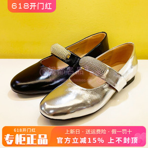 正品千百度女鞋2025春新款简约时尚舒适圆头平底单鞋A25141691