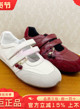 正品莎莎苏2026春款平底魔术贴玛丽珍休闲运动芭蕾舞鞋ZA65301-43