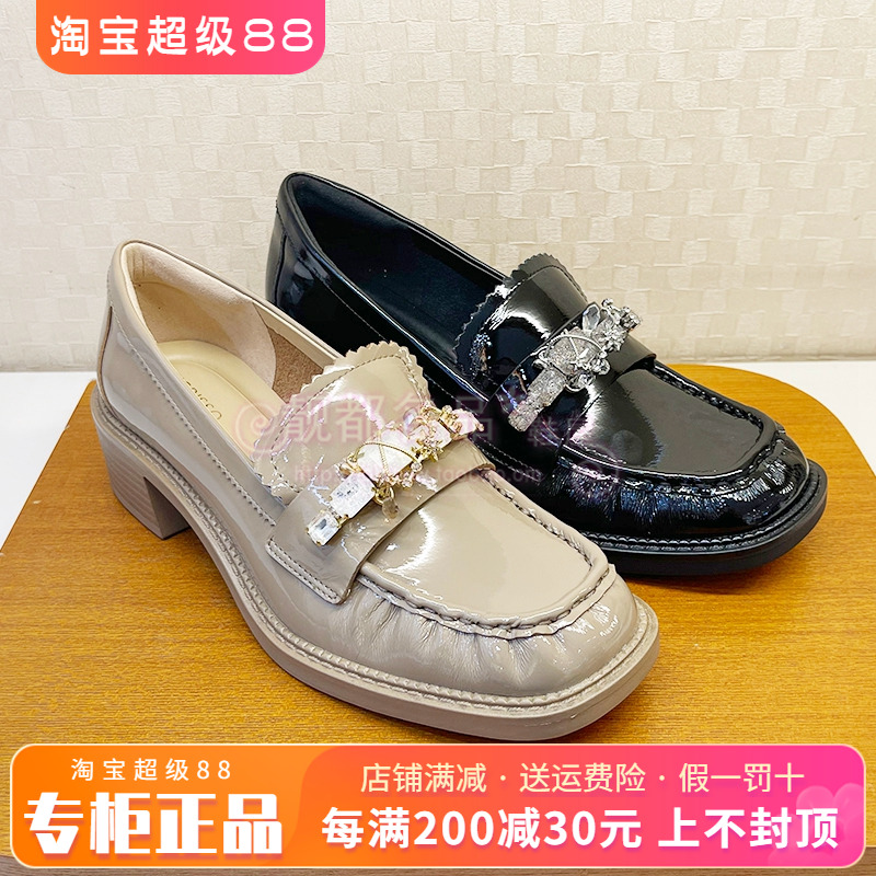 单鞋中粗跟女鞋tigrisso/蹀愫