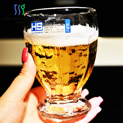 日本进口东洋佐佐木日式家用玻璃茶饮咖啡杯鸡尾酒杯饮料啤酒杯子