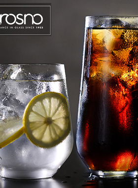 波兰进口水晶玻璃威士忌酒杯柠檬茶水杯鸡尾酒长饮海波莫吉托杯