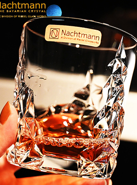 德国进口水晶玻璃创意威士忌杯洋酒杯啤酒杯家用茶水杯子酒具套装