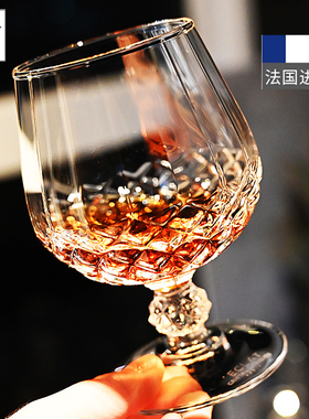 法国进口CDA水晶白兰地酒杯威士忌杯 XO洋酒杯家用矮脚干邑酒杯子