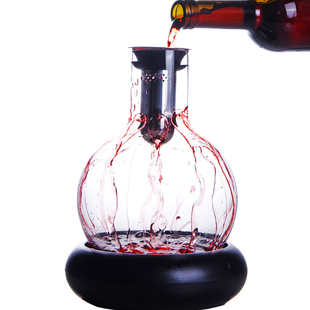 KBOX红酒快速过滤醒酒器带底座保冰葡萄酒过滤带盖倒酒壶家用