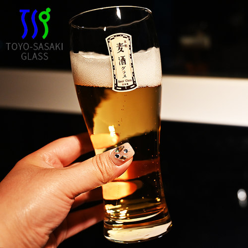 日本进口东洋佐佐木啤酒杯