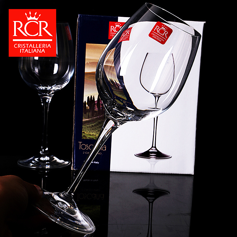 RCR进口红酒杯高脚水晶玻璃