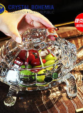 捷克BOHEMIA首饰盒糖缸摆件