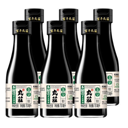 丸庄黑豆本酿造酱油特级生抽小瓶