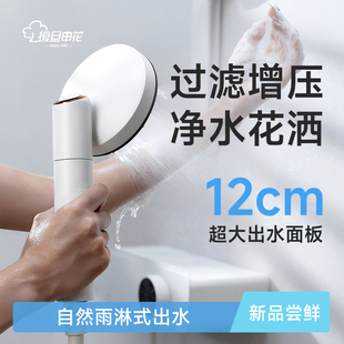 复旦申花ACF增压过滤花洒净水喷头淋浴头银离子除氯器手持莲蓬头