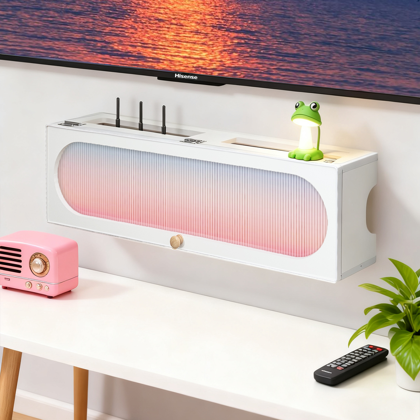 路由器放置架光猫遮挡隐藏神器