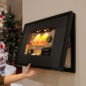 画配电箱装 饰画 画电闸弱电箱壁画 猫和老鼠电表箱遮挡画 画开 关