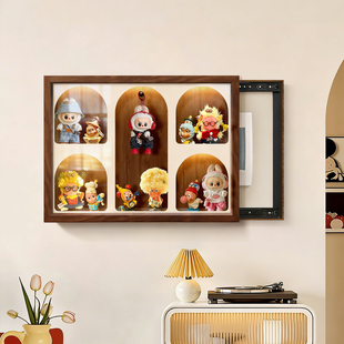 盲盒收纳展示架电表箱装饰画开关盒遮挡挂画防尘置物架配电箱壁画