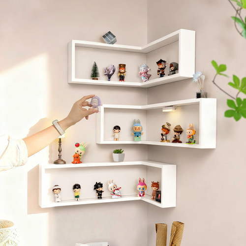 小野盲盒收纳展示架带防尘置物架