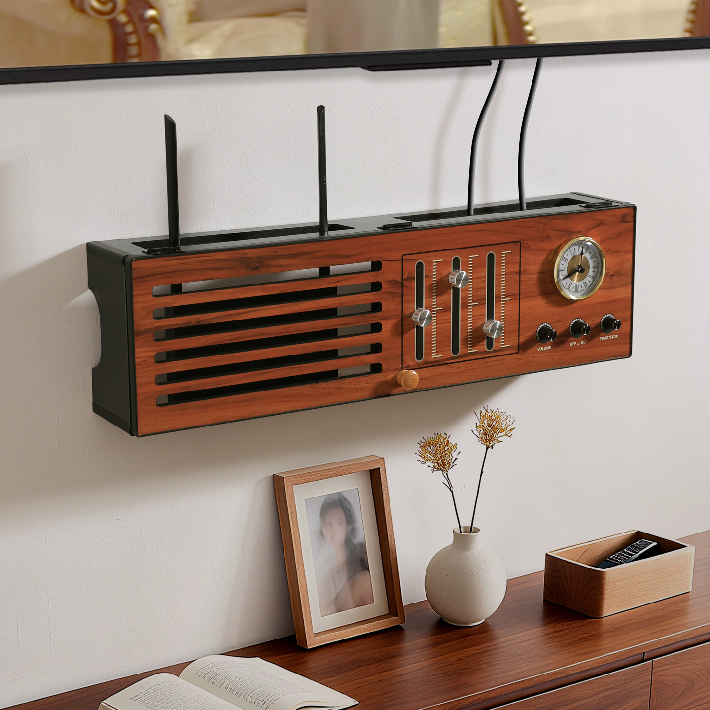 路由器收纳盒放置架子、理线器