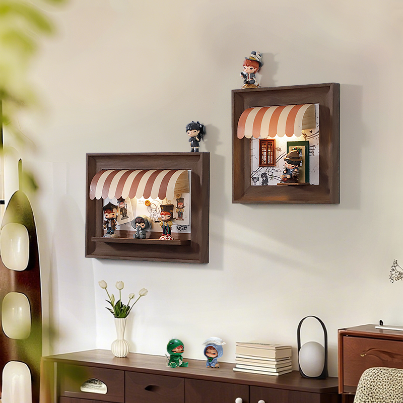 网红磁吸盲盒装饰画复古组合挂画