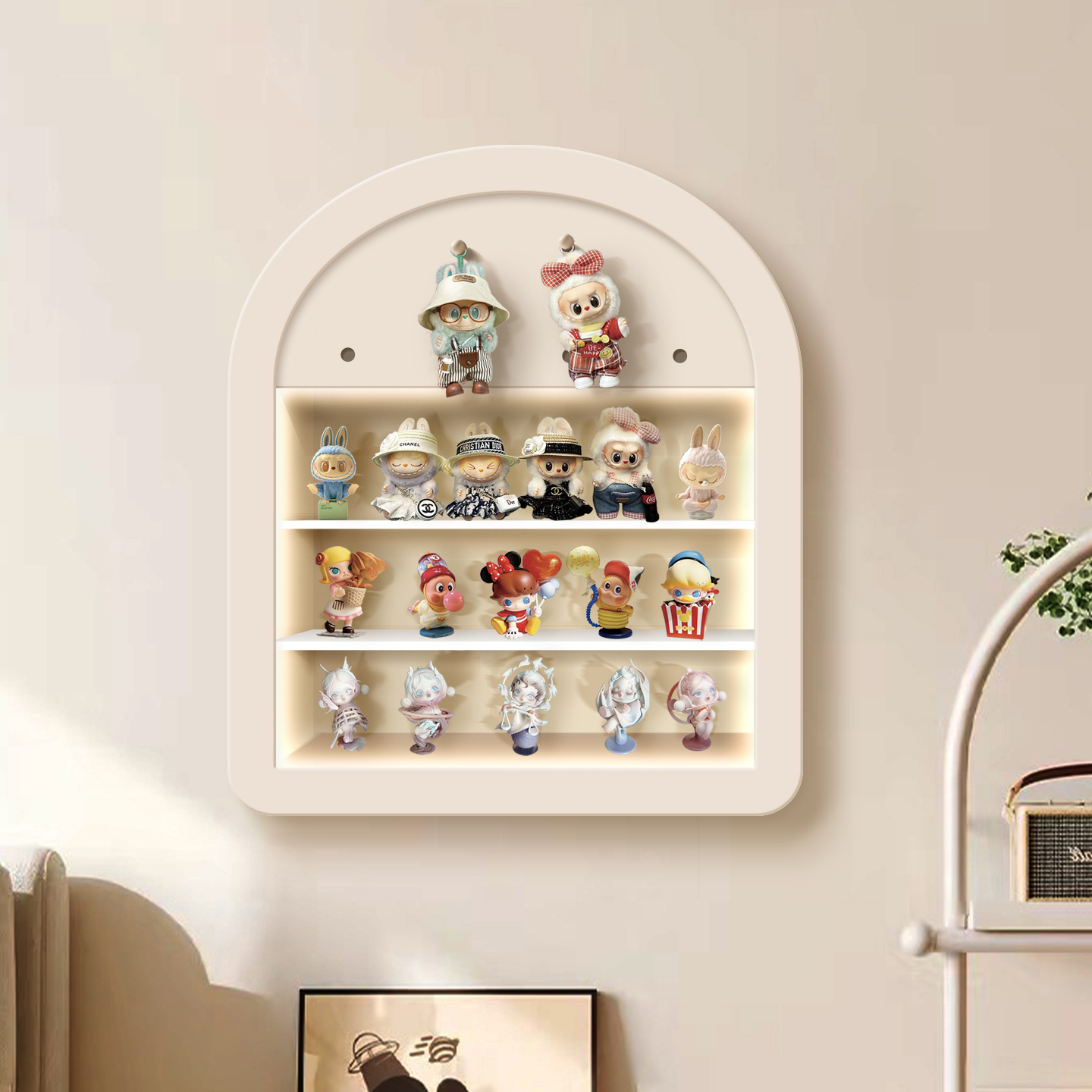 【小红书同款】防尘盲盒展示上墙